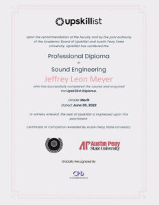 Professional Diploma in Sound Engineering image